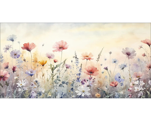 Gemälde einer Blumenwiese