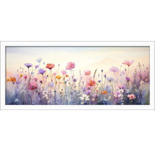 Gerahmtes Gemälde mit Blumenwiese