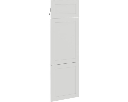 PICCANTE Smart Set de façade Armoire haute pour réfrigérateur 1 trappe et 2 portes pivotantes maison de campagne gris mat « AP » Façade d'armoire de cuisine au design simple