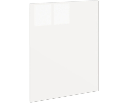 PICCANTE Smart Geschirrspülerblende für teilintegrierten Geschirrspüler 45 cm weiss hochglanz foliert "BB" Küchenfront