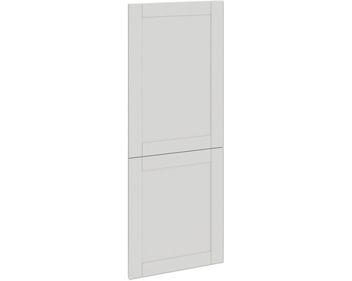 PICCANTE Smart Set de façade armoire midi 2 portes pivotantes maison de campagne gris mat "AJ" Façade d'armoire avec optique de cadre