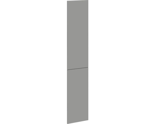 PICCANTE Smart Set de façade armoire à pharmacie midi 30 cm gris basalte mat avec bord épais "AN" Deux portes d'armoire grises