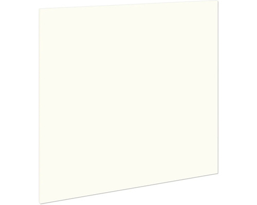 PICCANTE Smart Cache de lave-vaisselle pour lave-vaisselle partiellement intégré 60 cm blanc structure fine avec bord épais "BA" Surface claire et plane