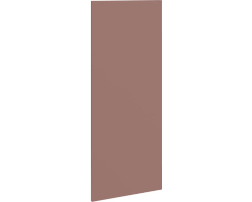 PICCANTE Smart Porte d'armoire pour meuble haut d'angle 60 cm h 89,2 cm rouge rouille mat avec bord épais "L" Façade de cuisine individuelle