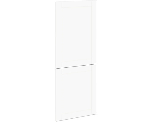 PICCANTE Smart Frontenset Midischrank 2 Drehtüren Landhaus weiss matt "AJ" Kühl-Gefrierkombination