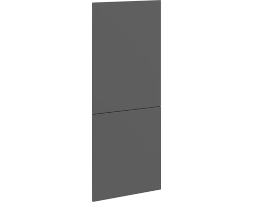 PICCANTE Smart Set de façade armoire midi 2 portes pivotantes anthracite mat avec bord épais « AJ » Façade d'armoire avec deux portes