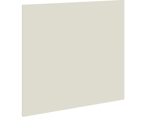 PICCANTE Smart Cache de lave-vaisselle pour lave-vaisselle partiellement intégré 60 cm beige sable satiné mat avec bord épais "BA" Façade d'armoire