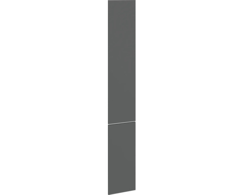 PICCANTE Smart Set de façade armoire à pharmacie 30 cm anthracite mat avec bord épais « AQ » Façade de cuisine pour meuble bas