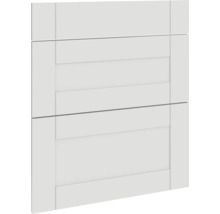 Façade de placard avec moulures horizontales