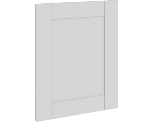 PICCANTE Smart Cache de lave-vaisselle pour lave-vaisselle partiellement intégré 45 cm maison de campagne gris mat "BB" Porte de placard