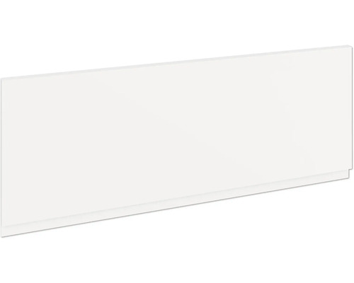 PICCANTE Smart Porte d'armoire pour armoire à trappe 90 cm blanc haute brillance peint avec poignée encastrée intégrée "M" Tablier de baignoire blanc