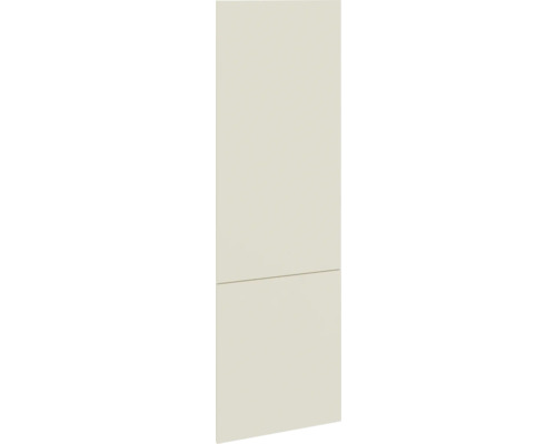 PICCANTE Smart Frontenset Hochschrank 2 Drehtüren ssandbeige seidenmatt mit Dickkante "AO" Küchenfront