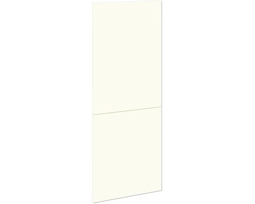 PICCANTE Smart Set de façade armoire midi 2 portes pivotantes blanc structure fine avec bord épais "AJ" Panneaux muraux lisses pour l'intérieur