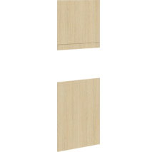 Porte d'armoire en bois et façade de tiroir