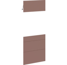 Armoire à abattant avec joints horizontaux