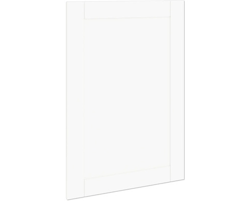 PICCANTE Smart Schranktür für Oberschrank 60 x 89,2 cm Landhaus weiss matt "J" Schlichte weisse Schranktür