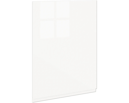 PICCANTE Smart Schranktür 50 x 70 cm weiss hochglanz lackiert mit integrierter Griffmulde "D" Küchenfront