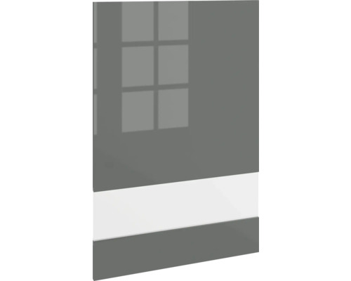 Façade de meuble avec bande blanche