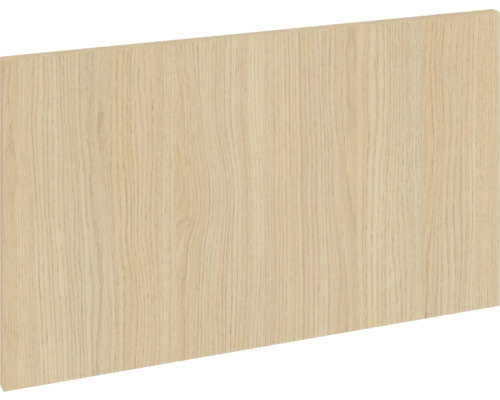 PICCANTE Smart Porte d'armoire pour armoire à trappe 60 cm chêne clair reproduction avec bord épais « N » Panneau en bois avec grain naturel pour l'aménagement intérieur