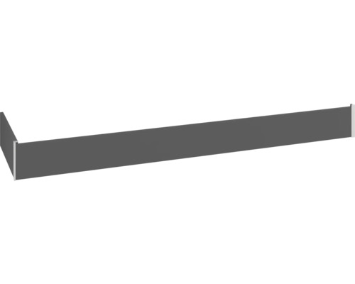 Pack de plinthes PICCANTE Smart l: 180 cm h: 16,3 cm anthracite mat "DG" Panneau de protection visuelle pour la délimitation de propriété