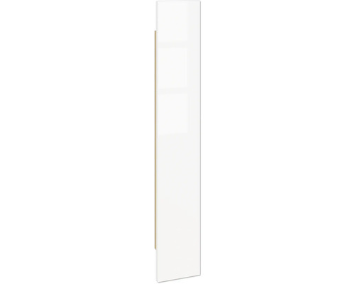 Pièce d'ajustement PICCANTE Smart pour meuble haut h: 89,2 cm l: 14,6 cmblanc haute brillance "CB" Porte de placard