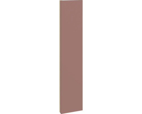 Pièce d'ajustement PICCANTE Smart pour meuble bas ou meuble haut h: 70,4 cm l: 14,6 cm rouge rouille mat "CC" Panneau unique pour revêtement mural et de plafond