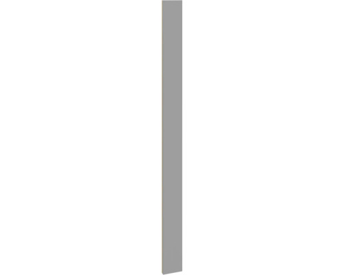 Pièce d'ajustement PICCANTE Smart pour meuble haut h: 194,4 cm l 14,6 cm gris basalte mat "CE" Plinthe