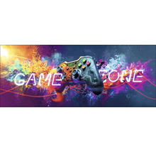 Gamezone-Hintergrund mit einem Gamecontroller