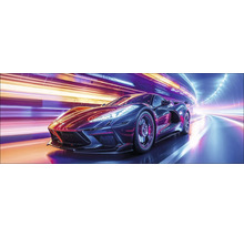 Sportwagenfahrt in einem Tunnel