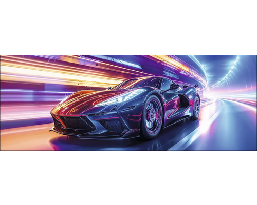 Sportwagenfahrt in einem Tunnel