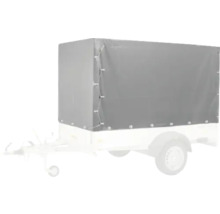 Remorque avec bâche pour recouvrir le chargement