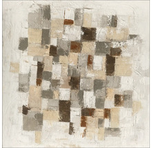 Peinture abstraite avec des formes rectangulaires