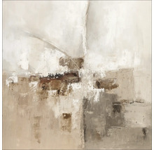 Tableau abstrait avec différentes nuances de couleurs comme décoration murale