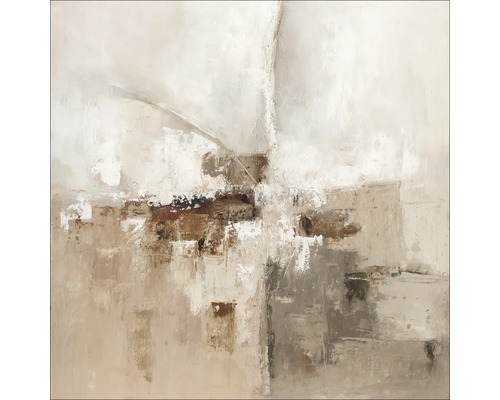 Tableau abstrait avec différentes nuances de couleurs comme décoration murale