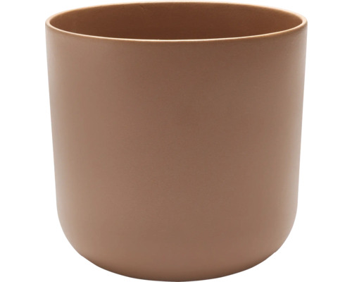 Pot de fleurs Alma céramique Ø 27 cm h 26 cm moka Pot de fleurs pour l'intérieur