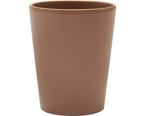 Pot pour orchidées Alma céramique Ø 13,5 cm h 16 cm moka Pot de fleurs en céramique