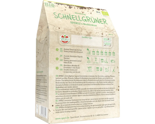 Paquet de graines Sperli Schnellgrüner pour l'amélioration du sol