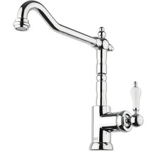 Küchenarmatur mit Schwenkauslauf und Hebel