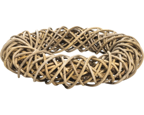 Couronne en rotin Ø 50 cm nature Couronne décorative en rotin