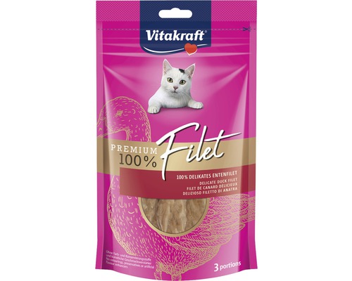 Vitakraft Katzenfutter Premium Filet Ente 54 g