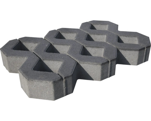 Dalles alvéolées en béton pour l'aménagement paysager