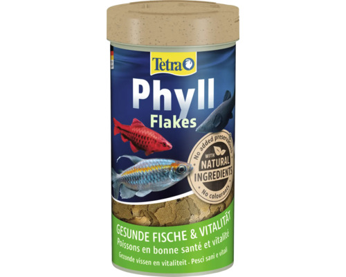 Boîte de nourriture pour poissons Tetra Phyll Flakes