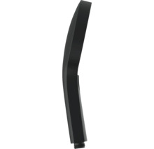 Bras de douche noir courbé