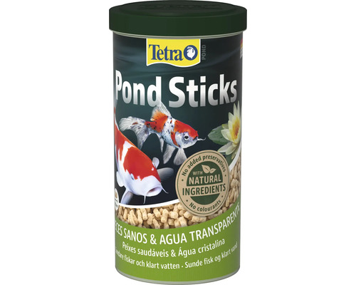 Tetra Pond Sticks nourriture pour bassin en boîte avec carpes koï
