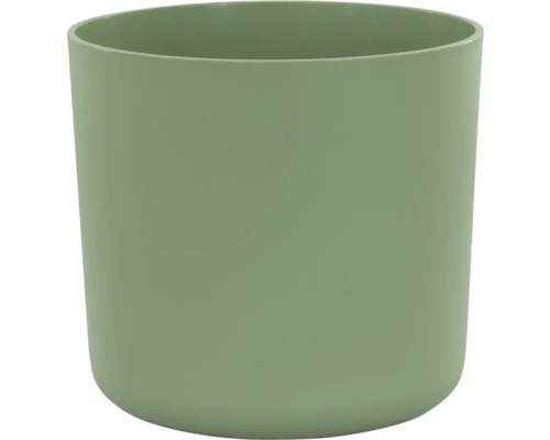 Pot de fleurs rond en plastique