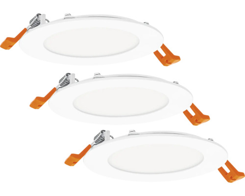 Drei LED Einbaustrahler