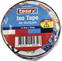 Ruban isolant Tesa Logo, lot de quatre