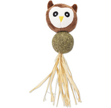 Jouet pour chat hibou avec cataire et raphia