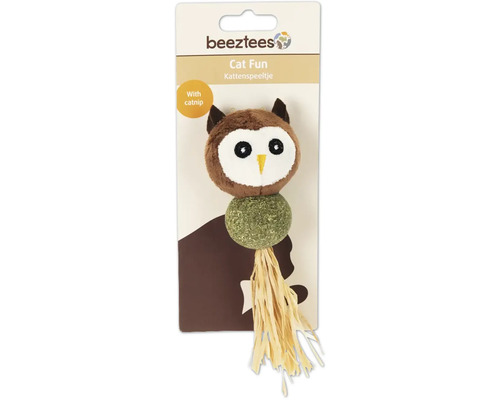 Jouet pour chat Beeztees hibou avec cataire