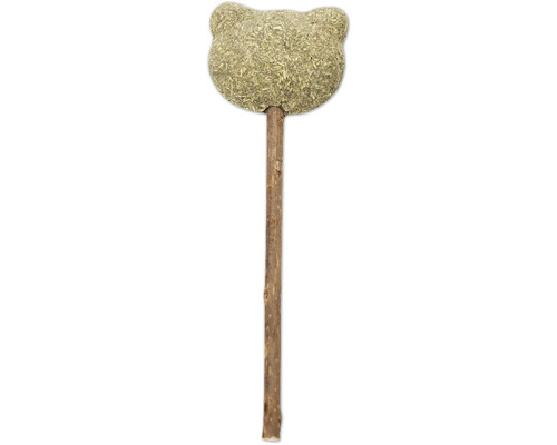 Beeztees Jouet pour chat Catnip Matatabi Stick 13 cm Friandise pour rongeurs sur bâtonnet en bois en forme d'ours